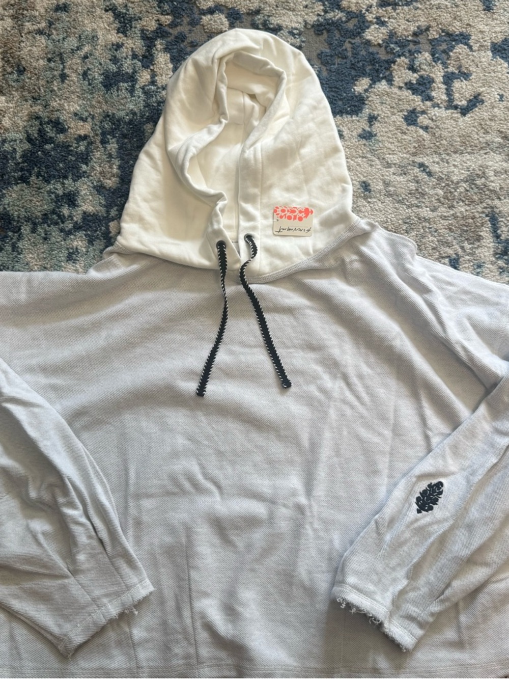 FP Movement End Game Hoodie, White Heather Grey Combo